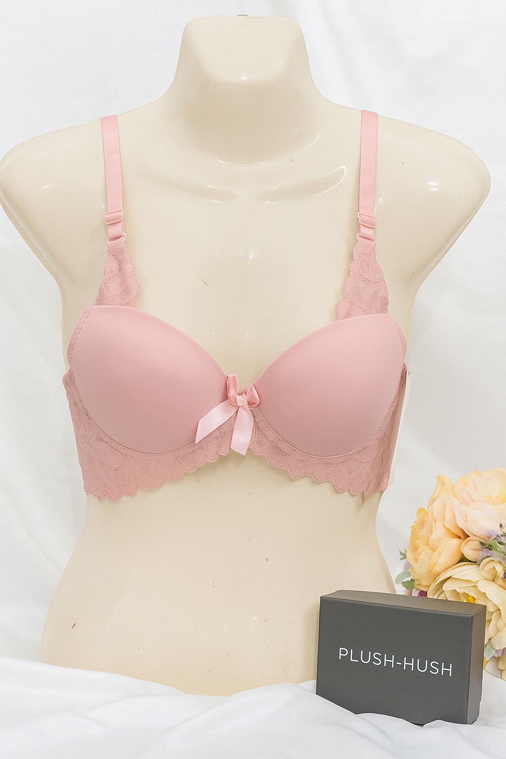 Olive Lace Charm – Lightly Padded Everyday Bra