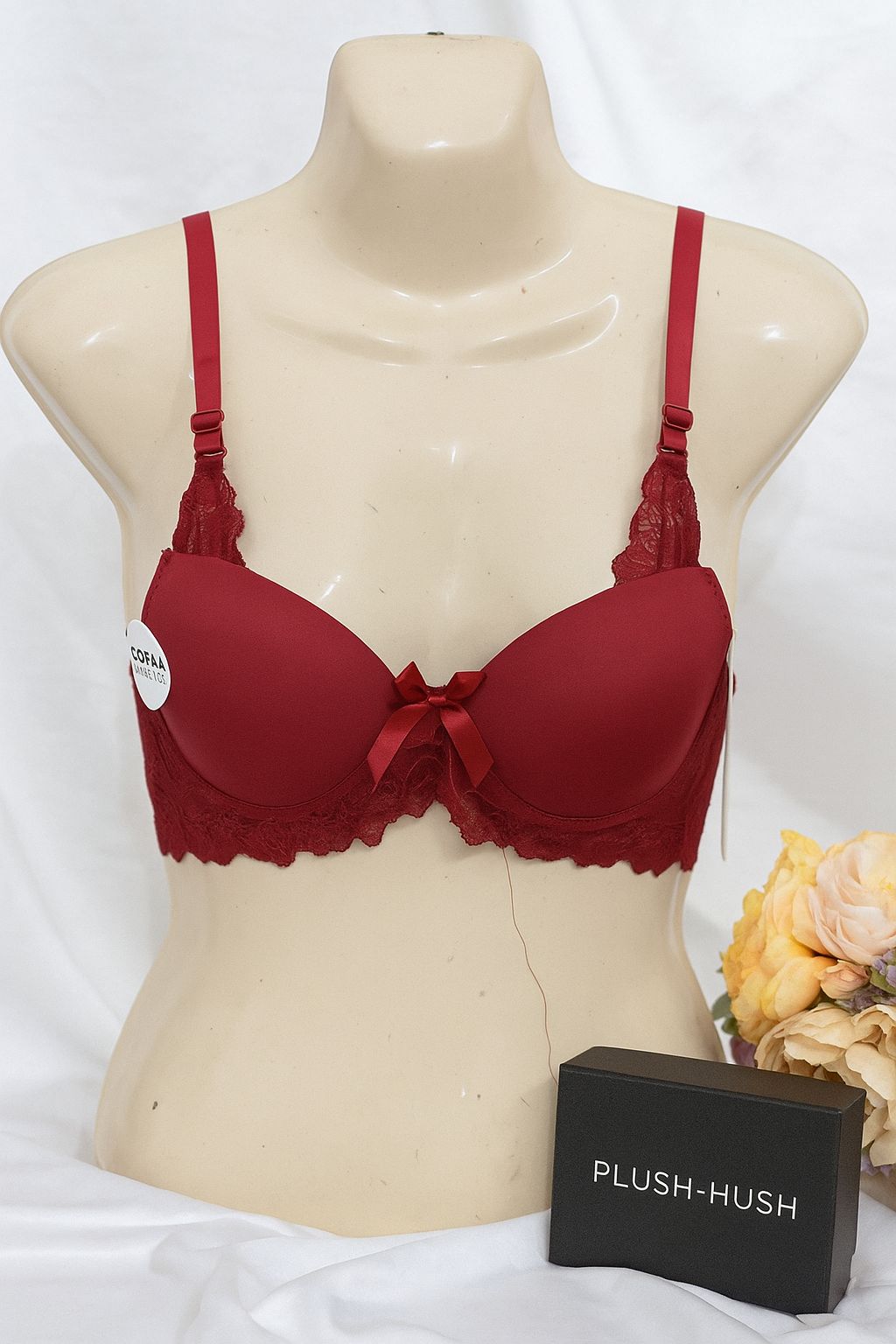 Olive Lace Charm – Lightly Padded Everyday Bra